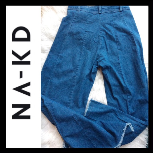 NWT NA’KD Reborn High Rise Super Flare Jean - Picture 3 of 9